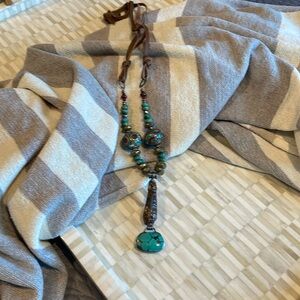 Moroccan bead necklace(bw)